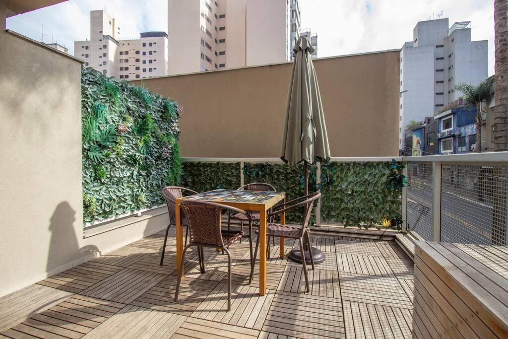 Bhomy Paulista Com Varanda Na Rua Augusta Au101 São Paulo Buitenkant foto
